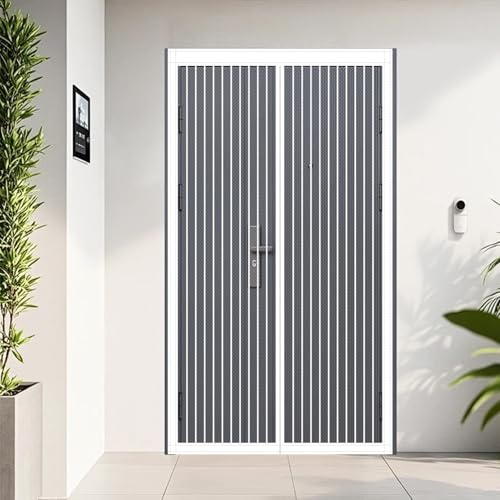 Zanzariere Magnetiche per Porte Finestre 74 x 231 cm Nessun Attrezzo Richiesto Tenda Magnetica Zanzariera Porta Facile da Installare per Porte da Balcone/Cantine/Terrazze, Bianco