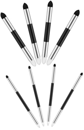 Tofficu 8 piezas Pinceles Esponja para Artistas Doble Punta Lavables Suaves y Duraderos para Mezclar y Detallar Dibujos Pastel y Bocetos Diseño Compacto y Seguro para Papel