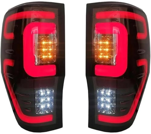 Rücklicht Für Ford Für Ranger Für Raptor 2012-2021 T6 T7 T8 2PCS Auto Rücklicht Hinten Lauflicht
