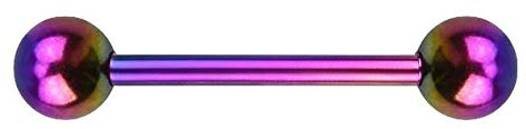 Brustwarzenpiercing Titan Frau Herren Stab Kugeln nickelfrei Nippelpiercing Brust Piercing