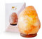Silk Route Home Himalayan Salt Lamp with Dimmer Switch - Uniquely Handcrafted with Wooden Base (2-3KG)