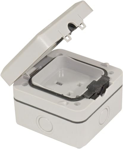 Eagle IP66 13A 1-Gang Unswitched Outdoor Socket