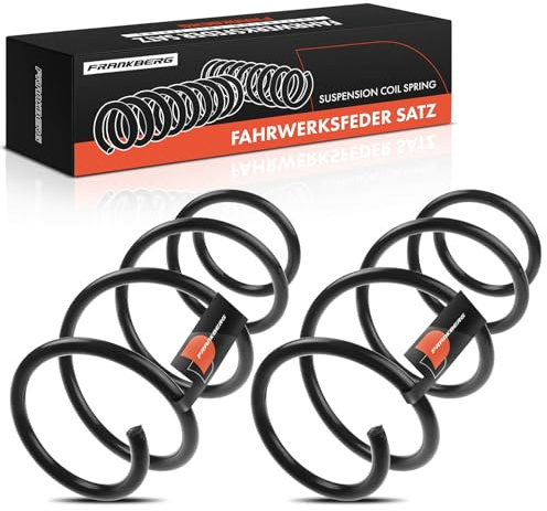 2x Federn Fahrwerksfeder Vorne Kompatibel mit Octavia III 1.6L-2.0L 2012-2021 Superb III 1.6L 1.8L 2015-2021 Golf VII 1.6L 2.0L 2012-2021 P.a.s.s.a.t T.o.u.r.a.n Replace# 5Q0411105GL