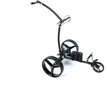 Golfted GT- AR Aluminium Elektrischer Golfwagen mit Fernbedienung, faltbar, 12 accesoires, Schwartz