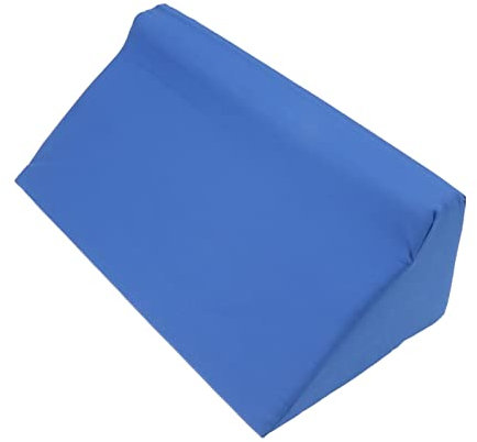 Coussin de coin latéral pour le corps, coussin d'angle incliné Fermeture éclair cachée Éponge haute densité for lit (60 x 25 x 20 cm)