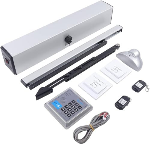 Automatic Door Opener Electric Swing Door Opener with Remote Control & Push Button Automatic Door Open Gate Electric Motor,SW500