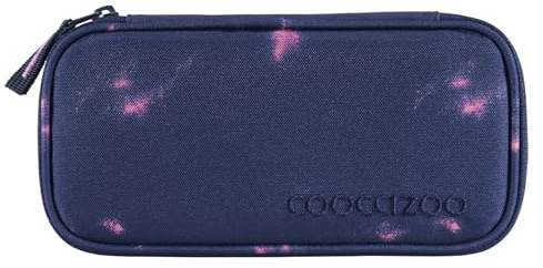 Coocazoo Mäppchen „Arctic Midnight”, lila-rosa, großes Hauptfach, Schlaufen für Zirkel, Geodreieck und Lineal, Stundenplanfach, Stiftehalter, Reißverschlussfach, ab der 3. Klasse