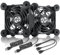 upHere gaming 80mm ventilador usb de la computadora Ventilador de 5 v con control de 3 velocidades Compatible,Refrigeración silenciosa para PC/Xbox/Playstation/TV Box, etc,（U804） …