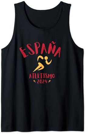 Camiseta España Atletismo 2024 Hombre Mujer Niños Camiseta sin Mangas