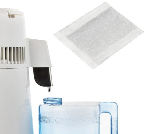20 pcs Activated Charcoal Water Filters, Activated Carbon Filter Sachets for Distiller, Distiller Replacement Bags, for Home Pure Water Remove Compound