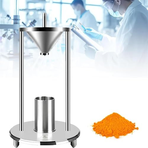 Entonnoir en acier inoxydable naturel avec cône de 12,7 mm et diamètre d'ouverture de 60° pour poudres métalliques et non métalliques