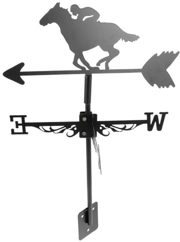 Abaodam Girouette pour Jardin Caravane Indicateur De Direction Vent Décoration De Jardin Extérieur Style Vintage