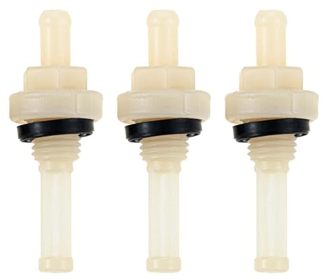 Hicello 3PCS GX160 Gas Tank Joint Fuel Filters, Compatible for Honda GX390 GX340 GX270 GX240 GX200 GX140 GX120 Engine, 168F 172F 188F Gasoline Generator Predator 212 Engine, Replace #16955-ZE1-000