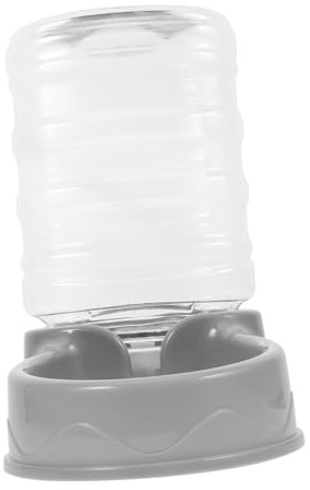 WOONEKY Comedero Dispensador Automático para Mascotas Alimentación por Gravedad, Plástico Duradero, Tamaño Mediano, Fuente de Agua para Interior, Adecuado para Perros y Gatos