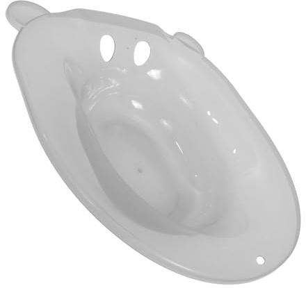 BELLIFFY Transparentes Sitzbad für Toilette aus Robustem mit Ergonomischem Design Rutschfest Anti überlauf Platzsparend Hängend für Frauen Senioren und Schwangerschaftspflege