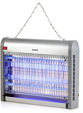 DOMO KX012 Insektenvernichter - 2 Lampe - Mückenfalle für Mücken, Fliegen und Motten - 10W