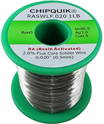 LF Lötdraht 96,5/3/0,5 Zinn Silber/Kupfer Kolophonium aktiviert .020 0,5 kg