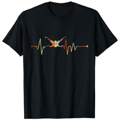 Herzschlag Wassersport Schwimmer Schwimmen T-Shirt