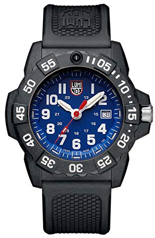 Luminox – Navy Seal HerrenUhr 45 mm, 3500 Serie, Taucheruhr CARBONOX™, Swiss Quarz Uhr, 200 m wasserdicht, Selbstleuchtend