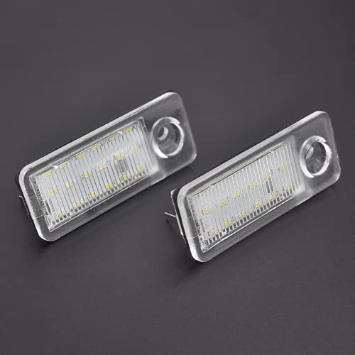 LED-registreringsskyltlampor för Audi A6 4F RS6 C6 A4 B6 B7 S4 RS4 A3 8P Q7 4L A5 8F A8 4H S8 D4 registreringsskyltbelysning