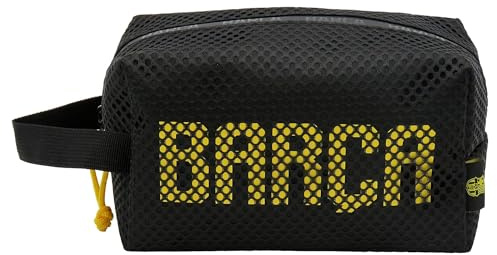 FC Barcelona - Estuche Portatodo Jumbo, con Cremallera, Color Negro, Producto Oficial (CyP Brands)