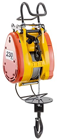TEmkin Kettenzug 230 kg/507 lbs elektrischer Hebekran mit 30 m langem Seil und kabelgebundener Fernbedienung, tragbare Hubwinde, Ferngesteuerter automatischer Aufzug