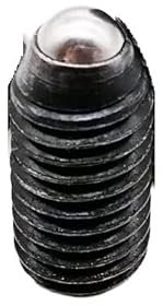 Cortnn 1/5/20 Stück M3 M4 M5 M6 M8 M10 M12 M16 Schwarzer Stahl der Güteklasse 12,9 Sechskant Innensechskant Federkugel Kolben Madenschraube Punkt Stellschraube (Size : M8x12mm 10pcs)