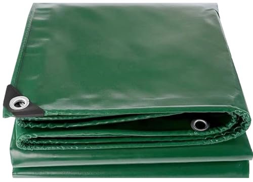 Telone Impermeabile da Terra Parasole In Pvc Nessuna Infiltrazione D'acqua Forte Portanza per Merci a Copertura Aperta, Personalizzabile Qulamrdk(Size:6x12m)