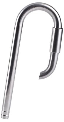 Akozon Skimmer de Superficie de Tubería de Acero Inoxidable para Pecera, Juego de Tuberías de Entrada y Salida de Acuario, Skimmer de Superficie de 12 Tuberías, Tanque de Peces de Acero
