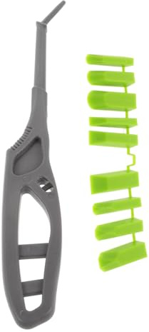 Veemoon Outil de Grattage de Calfeutrage en Silicone Anti-usure pour Retrait Complet de Colle à Verre, Set pour Nettoyage Précis des Angles