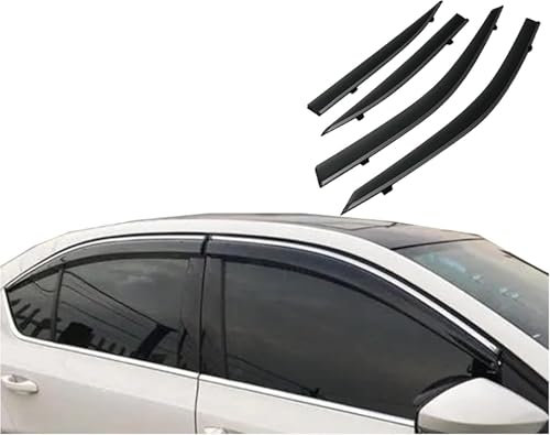 YJTYC Windabweiser für Skoda Octavia 2015-2020, Autofenster Regenschutz Regenabweiser Anklebbare Deflektoren Luftabweiser Beschattung 4 Stück