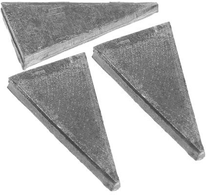 Veemoon Cunei Ferro per Kit Sostituzione Impugnatura Accessori per Fissaggio Utensili in Ferro Design Portatile e Resistente 3 Pezzi