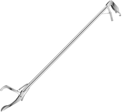 Sosoport Schlangenzange Aus Edelstahl Mit Langem Griff Und Selbstsichernder Funktion Haken Für Schlangenfang Rostfrei Und Langlebig