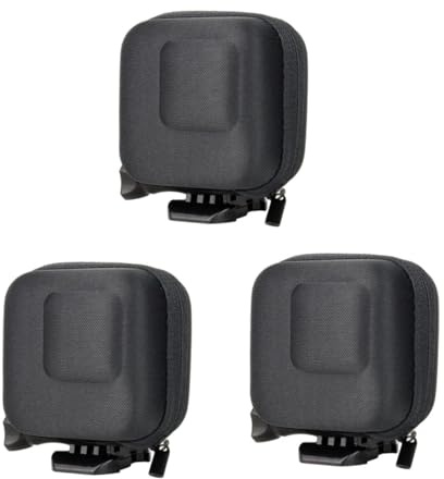 POPETPOP 3pcs Sports Camera Bag Mini Lens Cover Thickened Camera Bag Lens Cover Grey
