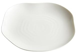 Assiettes Service de Table Assiette À Dîner En Céramique Irrégulière Blanche Créative, Plat Peu Profond, Grand Froid, Vaisselle For Hôtel Et Restaurant