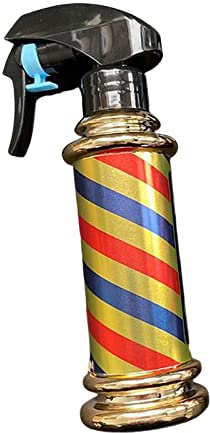 RNXRZANK Flacon Vaporisateur pour Coiffeur, Aérosol de Coiffage Réutilisable pour Coiffeurs, doré