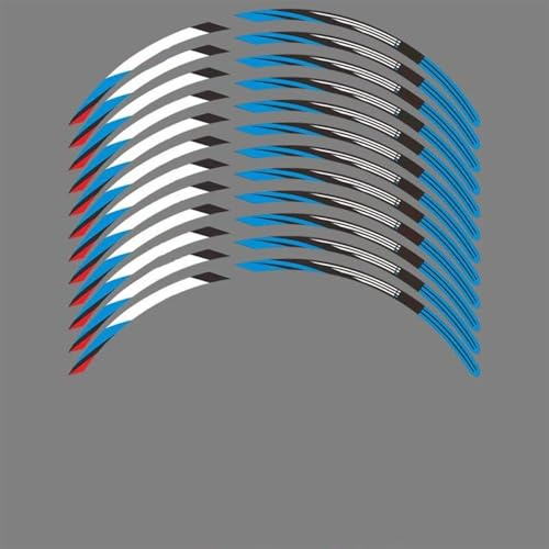 Adhesivo Reflectante para Llanta De Motocicleta, Cinta Adhesiva Impermeable para BMW C400GT C 400 C400 GT Piezas de Repuesto(Style 1)