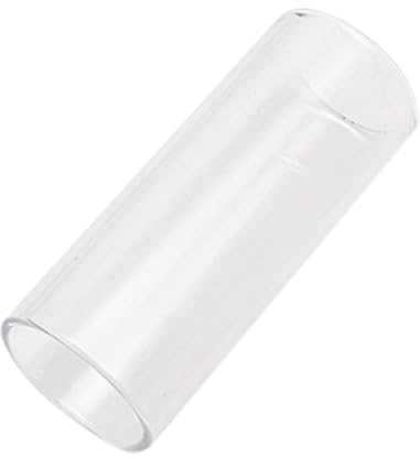 PACKOVE Glass Guitar Slide Medium Bottleneck Heat Treated Glass Slide for Professional Guitar Players Accentuates Middle Harmonics