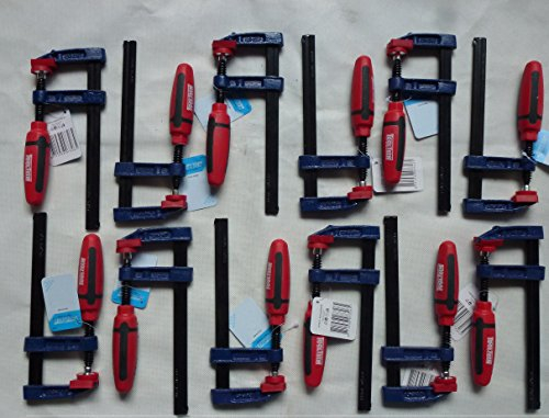 12 Stk. Schraubzwingen SZ 50x300 mm mit Kunststoffgriff Leimzwinge Set