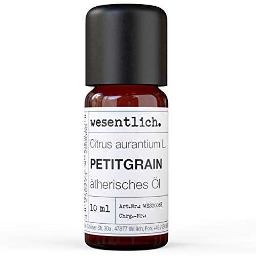 Petitgrainöl - reines ätherisches Öl von wesentlich. - 100% naturrein aus der Glasflasche (10ml)