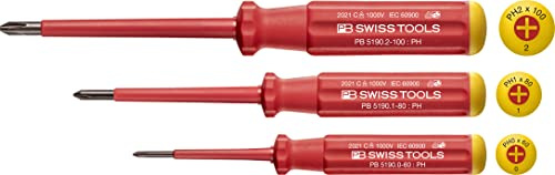 PB Swiss Tools PH VDE Elektriker Schraubenzieher Set, 5548.CBB