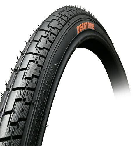 1 pneu 26 x 1.75 (47-559) pour vélo de ville, route, VTT, adulte, vélo | pneu routier noir en caoutchouc vélo