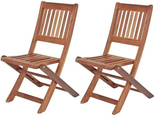 Benelando 2X Klappstuhl Kinder Kinderstuhl Gartenstuhl Holzstuhl Stuhl Garten Kindersitz