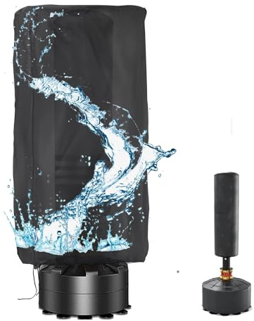 210D Oxford Wasserdicht Schwerer Standboxsack Schutzhülle,Boxsack-Abdeckung, Schwere Standboxsack-Abdeckungen,Schutzhülle für freistehenden Boxsack(Size:147x33cm(58 Hx13 D),Color:Black)