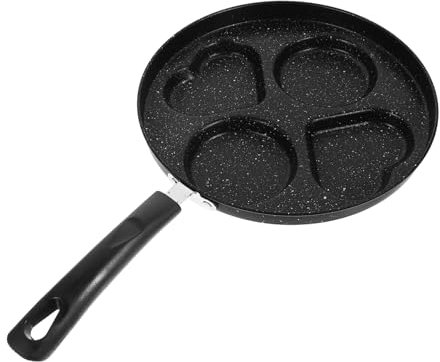 TOPBATHY Poêle À Crêpes Antiadhésive En Forme De Cœur Facile À Nettoyer Poignée Pour Plus De Sécurité Poêle De Cuisine Domestique Assortie