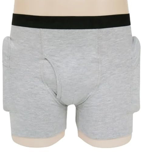 Hip Fracture Protection Underwear,Reusable Fall Resistant Protective Brief,Old Man Hip Support Shorts,Safety Briefs,Care Pants,Hip Pant Whit Sponge Mat,Hip Protector Pads for Women A,XL