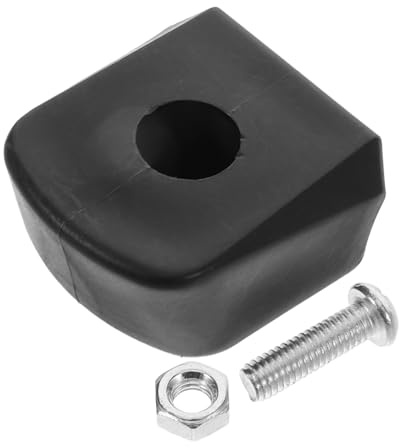 BESTonZON Bremsblock für Rollschuhe und Inlineskates, 1 Satz, Schwarz | Ersatzteil zur Täglichen Reparatur, Leichtes Pu und Kunststoff, für Outdoor Skating und Einfache Montage