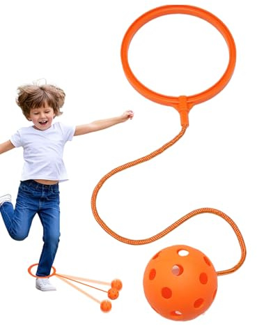 Wpsagek Überspringen Sie den Ball Knöchelspielzeug, Knöchel überspringen Ball für Kinder rotieren weiche einbeinige Swing-Sprungring - Koordination Fitness Außen Übung
