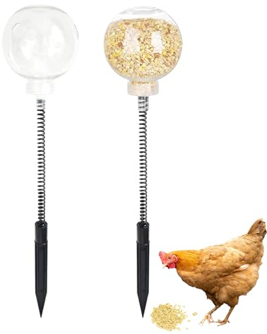 Chicken Treat Dispenser - Large Capacity Slow Feed Release Toy, Durable Swing FeederGrains Corn, Chickken Feeding, Versatile Chewing | Feeder Toy for Hens and Chicks, Poultry
