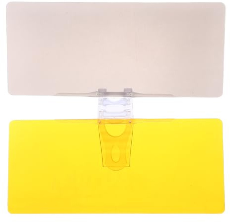 MOTHNUR Pare-Soleil de Pare-Brise pour Voiture Double Fonction Jour/Nuit Pare-Soleil Anti-Éblouissement Filtré Protection UV Extension pour Conduite Sécurisée et Confort Visuel